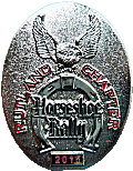 Horseshoe motorcycle rally badge from Jean-Francois Helias