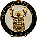 Hoyanger motorcycle rally badge from Jean-Francois Helias