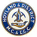 Hoyland & DDMCC&LCC motorcycle club badge from Jean-Francois Helias