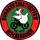 Huhnerstall Alpershausen motorcycle rally badge from Jean-Francois Helias