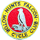 Hunts Falcon MCC motorcycle club badge from Jean-Francois Helias