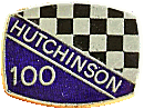 Hutchinson motorcycle race badge from Jean-Francois Helias