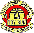 ICBA Toy Run motorcycle run badge from Jean-Francois Helias