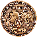 Igloos motorcycle rally badge from Jean-Francois Helias