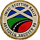 IMOC Scottish motorcycle rally badge from Jean-Francois Helias