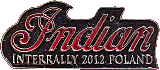 Indian motorcycle rally badge from Jean-Francois Helias
