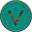 Into The Valley motorcycle rally badge from Stefan Gats