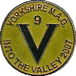 Into The Valley motorcycle rally badge from Stefan Gats