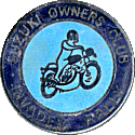 Invader motorcycle rally badge from Russ Shand