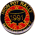 Iron Pot motorcycle rally badge from Jean-Francois Helias