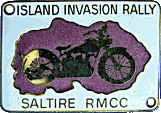 Island Invasion motorcycle rally badge from Jean-Francois Helias