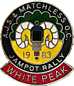 Jampot (UK) motorcycle rally badge
