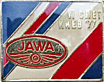 Jawa (Ukraine) motorcycle rally badge from Jean-Francois Helias