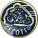 Johnny Cecotto motorcycle race badge from Jean-Francois Helias