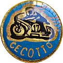 Johnny Cecotto motorcycle race badge from Jean-Francois Helias