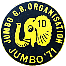 Jumbo (GB) motorcycle run badge from Jean-Francois Helias