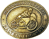 Kaltenberg motorcycle rally badge from Jean-Francois Helias
