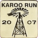 Karoo Run motorcycle run badge from Jean-Francois Helias