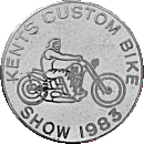 Kent Custom motorcycle show badge from Jean-Francois Helias