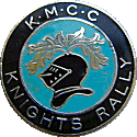 Knights motorcycle rally badge