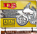 Knittlingen motorcycle rally badge from Jean-Francois Helias