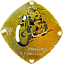 Kontref motorcycle rally badge from Jean-Francois Helias