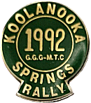 Koolanooka Spring motorcycle rally badge from Jean-Francois Helias