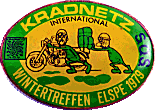 Kradnetz motorcycle rally badge from Jean-Francois Helias