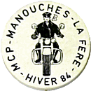 La Fere motorcycle rally badge from Jean-Francois Helias