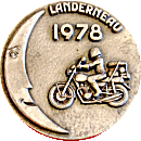 Landerneau motorcycle rally badge from Jean-Francois Helias