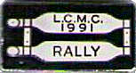 LCMC motorcycle rally badge