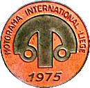 Liege motorcycle rally badge from Jean-Francois Helias