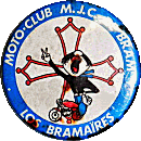 Los Bramaires motorcycle rally badge from Jean-Francois Helias