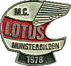 Lotus motorcycle rally badge from Hans Veenendaal
