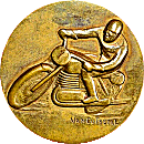 Lustine motorcycle rally badge from Jean-Francois Helias