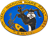Mad March Hare motorcycle rally badge from Andrew Corden