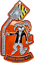 Mad March Hare motorcycle rally badge from Jean-Francois Helias