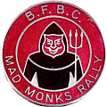 Mad Monks motorcycle rally badge from Jean-Francois Helias