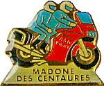 Madone des Centaures motorcycle rally badge from Jean-Francois Helias