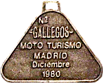 Madrid motorcycle rally badge from Jean-Francois Helias