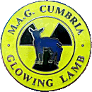 MAG Glowing Lamb motorcycle rally badge from Jean-Francois Helias