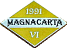 Magna Carta motorcycle rally badge