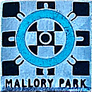 Mallory Park motorcycle race badge from Jean-Francois Helias