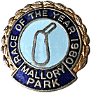 Mallory Park motorcycle race badge from Jean-Francois Helias