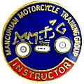 Mancunian MTG Instructor motorcycle scheme badge from Jean-Francois Helias