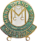 Manx Marshal motorcycle race badge from Jean-Francois Helias