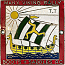 Manx Viking motorcycle rally badge from Jean-Francois Helias