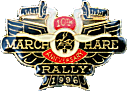 March Hare motorcycle rally badge