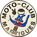 Martigues motorcycle rally badge from Jean-Francois Helias