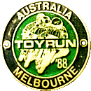 Melbourne motorcycle run badge from Jean-Francois Helias